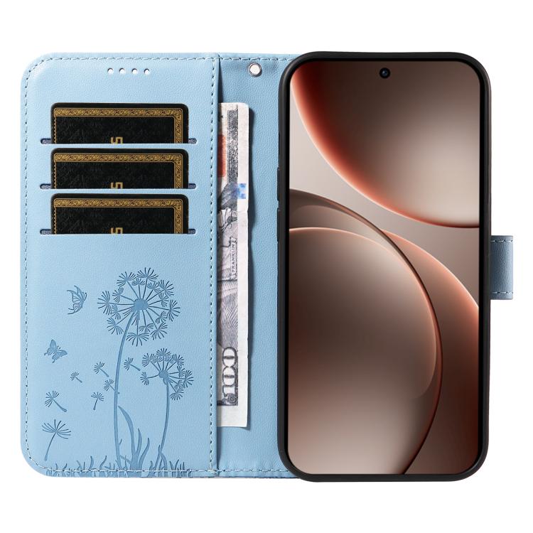 For OPPO Find X9 Pro Dandelion Embossed Pattern Flip Leather Phone Case