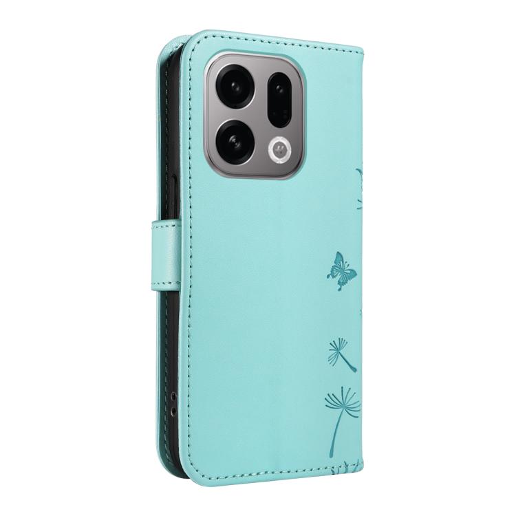 For OPPO Find X9 Dandelion Embossed Pattern Flip Leather Phone Case
