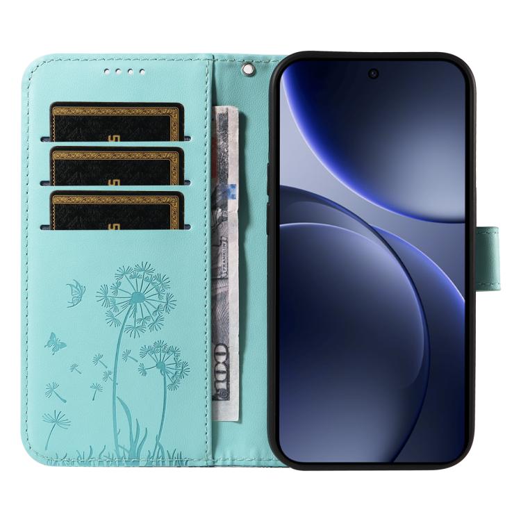 For OPPO Find X9 Dandelion Embossed Pattern Flip Leather Phone Case