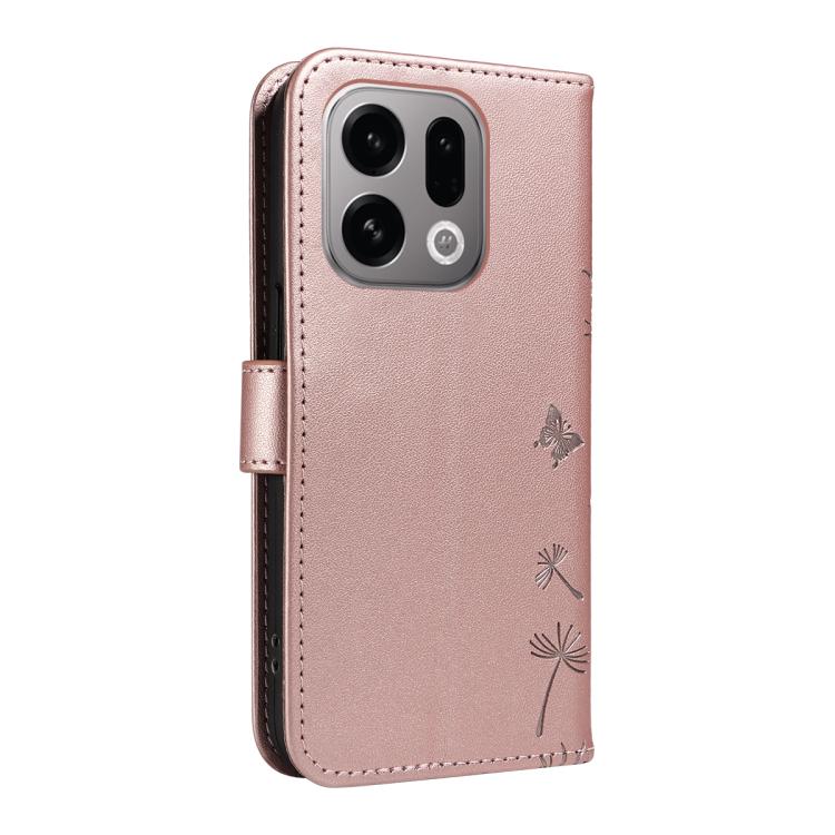 For OPPO Find X9 Dandelion Embossed Pattern Flip Leather Phone Case