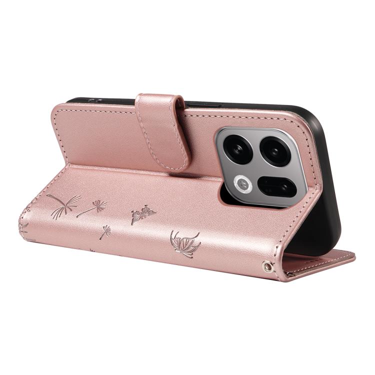 For OPPO Find X9 Dandelion Embossed Pattern Flip Leather Phone Case
