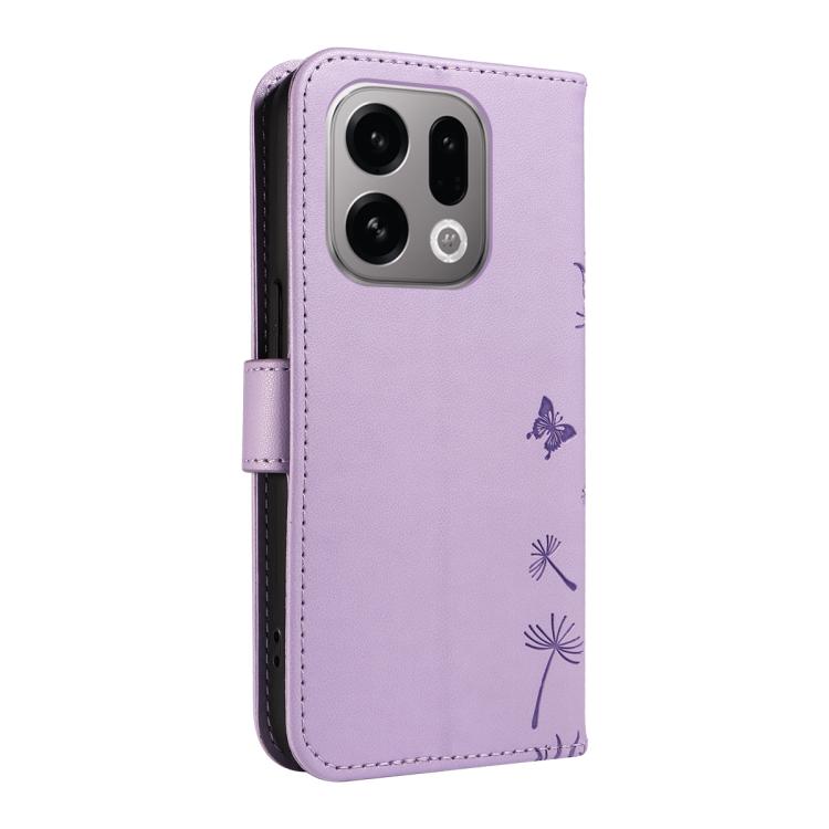 For OPPO Find X9 Dandelion Embossed Pattern Flip Leather Phone Case