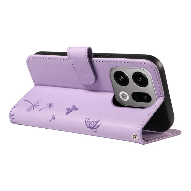 For OPPO Find X9 Dandelion Embossed Pattern Flip Leather Phone Case