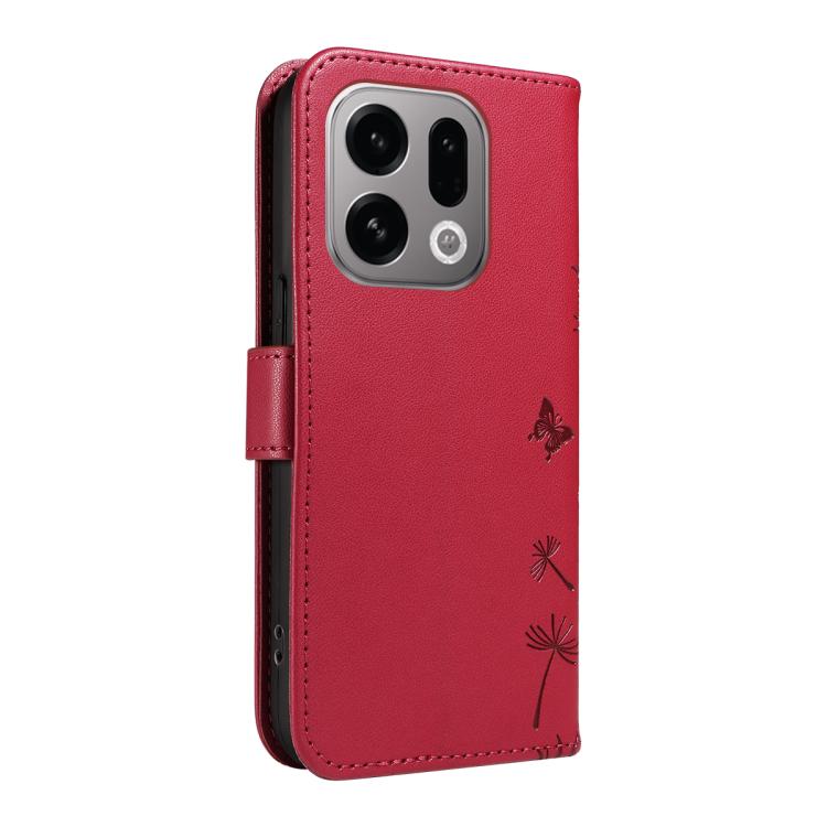 For OPPO Find X9 Dandelion Embossed Pattern Flip Leather Phone Case