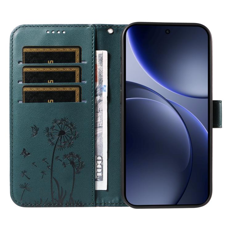 For OPPO Find X9 Dandelion Embossed Pattern Flip Leather Phone Case