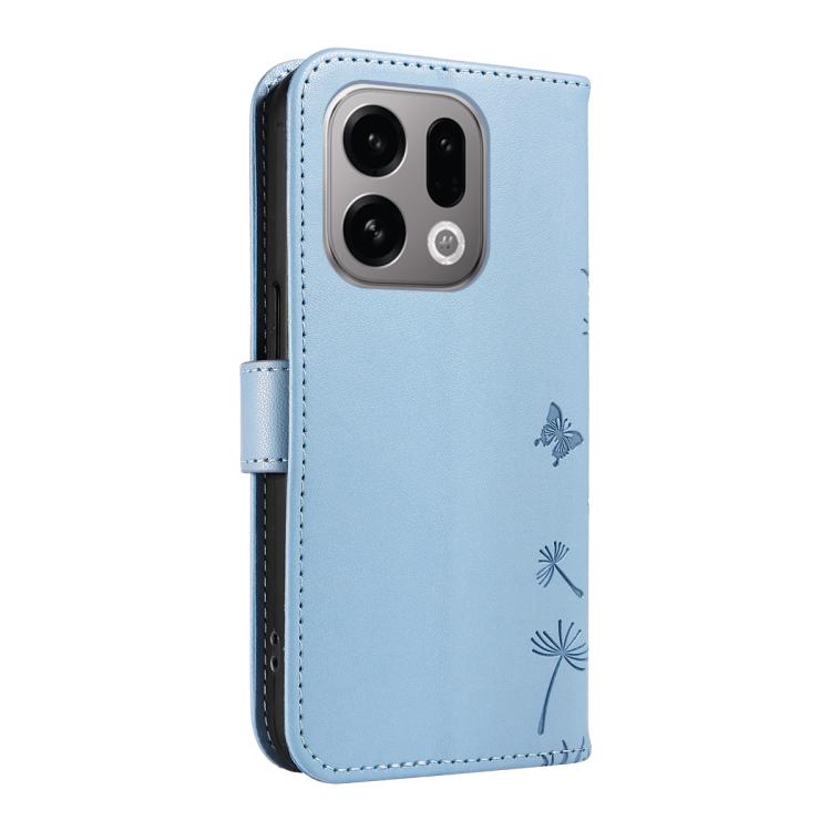 For OPPO Find X9 Dandelion Embossed Pattern Flip Leather Phone Case