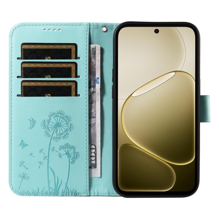 For OPPO A6X 5G / A6 5G Dandelion Embossed Pattern Flip Leather Phone Case