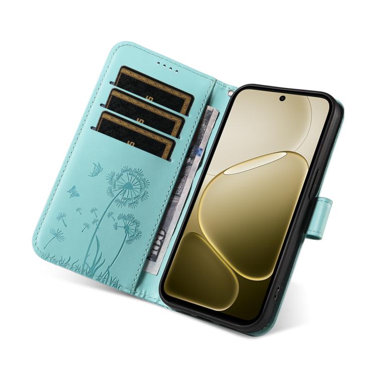 For OPPO A6X 5G / A6 5G Dandelion Embossed Pattern Flip Leather Phone Case