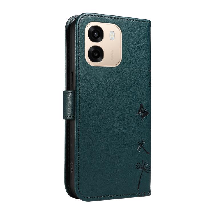 For OPPO A6X 5G / A6 5G Dandelion Embossed Pattern Flip Leather Phone Case