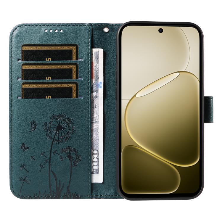 For OPPO A6X 5G / A6 5G Dandelion Embossed Pattern Flip Leather Phone Case