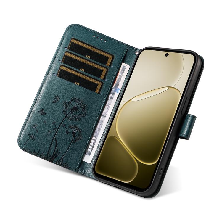 For OPPO A6X 5G / A6 5G Dandelion Embossed Pattern Flip Leather Phone Case