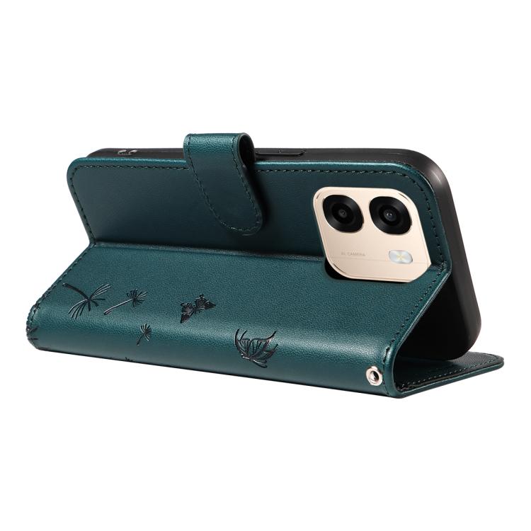 For OPPO A6X 5G / A6 5G Dandelion Embossed Pattern Flip Leather Phone Case