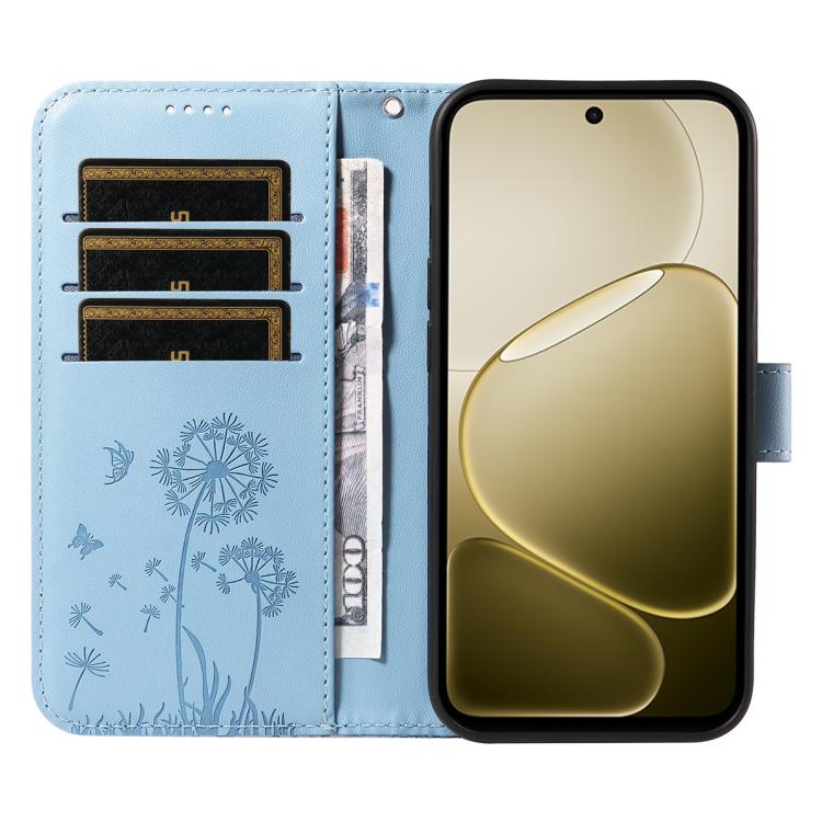 For OPPO A6X 5G / A6 5G Dandelion Embossed Pattern Flip Leather Phone Case