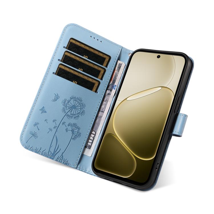 For OPPO A6X 5G / A6 5G Dandelion Embossed Pattern Flip Leather Phone Case