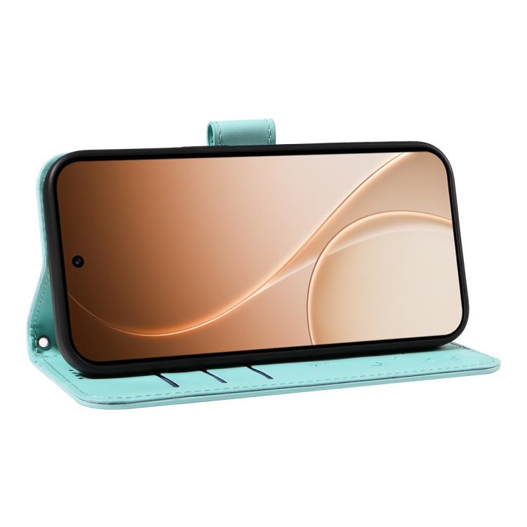 For OPPO Reno15 5G Global Dandelion Embossed Pattern Flip Leather Phone Case