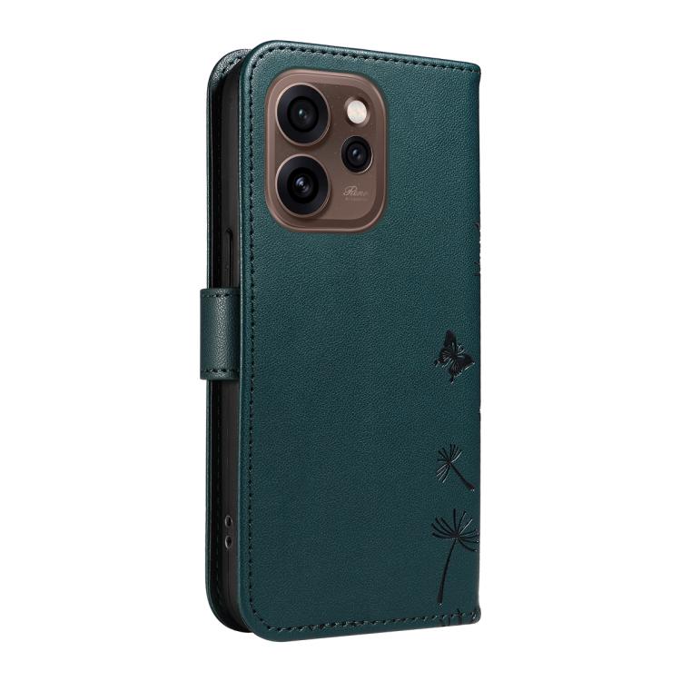 For OPPO Reno15 5G Global Dandelion Embossed Pattern Flip Leather Phone Case