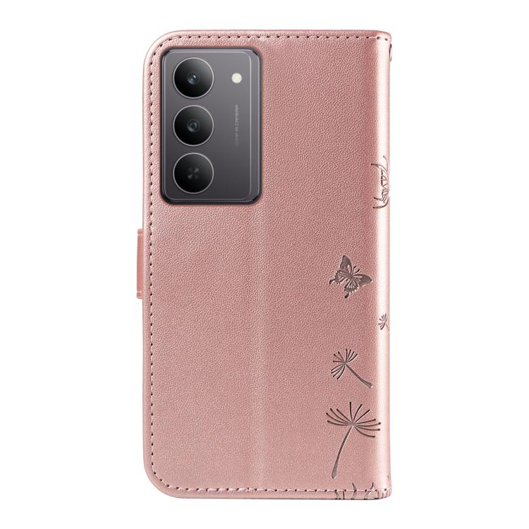 For Realme 14x 5G Global Dandelion Embossed Pattern Flip Leather Phone Case