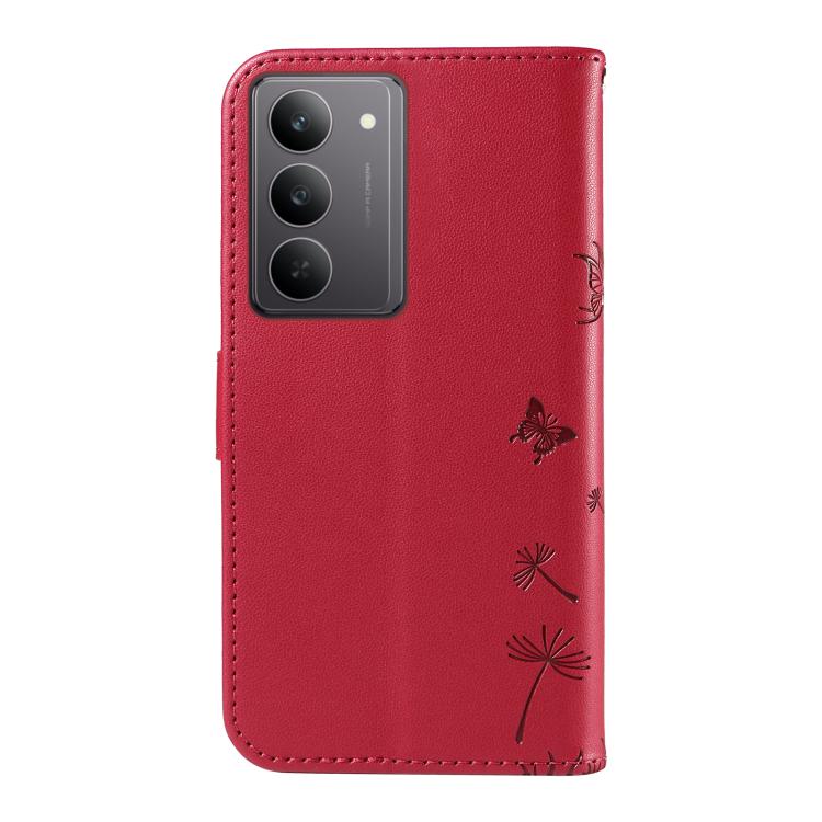 For Realme 14x 5G Global Dandelion Embossed Pattern Flip Leather Phone Case