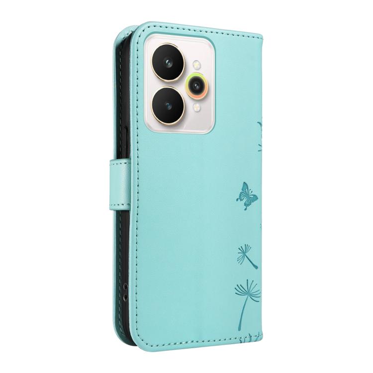 For Realme 15 5G Dandelion Embossed Pattern Flip Leather Phone Case