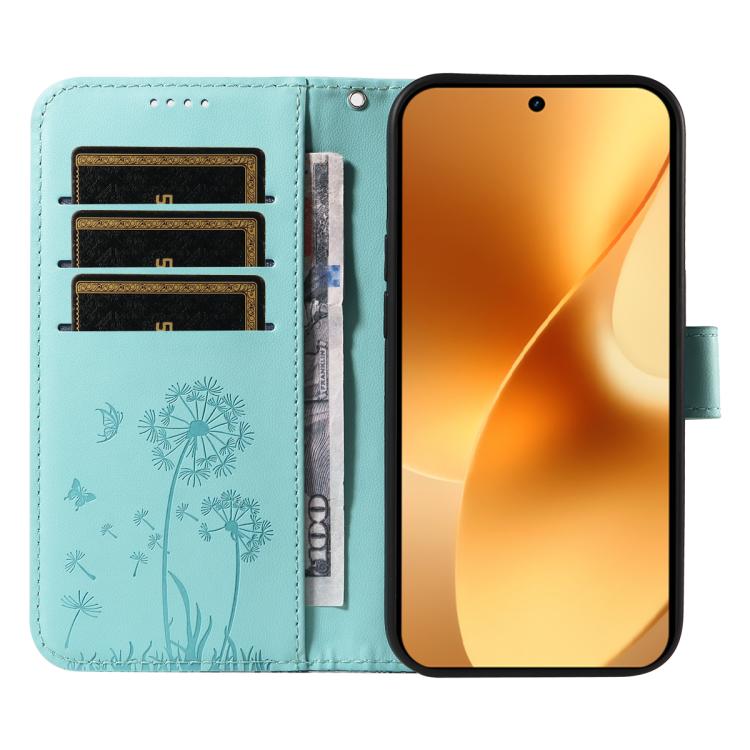 For Realme 15 5G Dandelion Embossed Pattern Flip Leather Phone Case