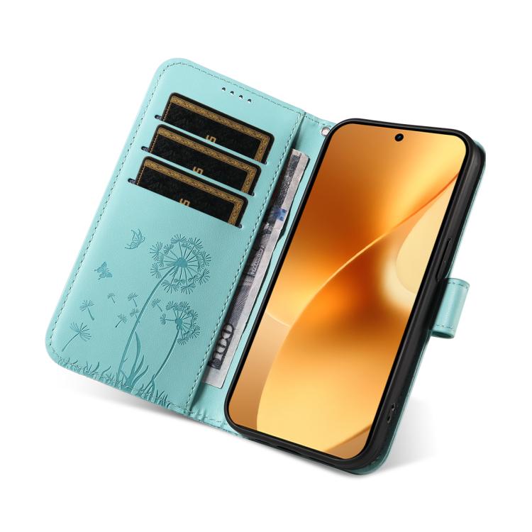 For Realme 15 5G Dandelion Embossed Pattern Flip Leather Phone Case