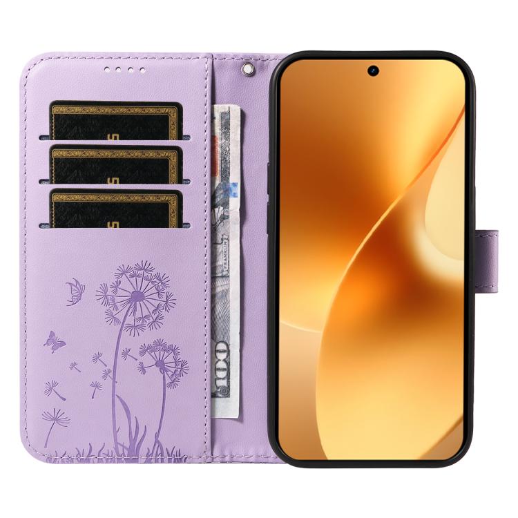 For Realme 15 5G Dandelion Embossed Pattern Flip Leather Phone Case