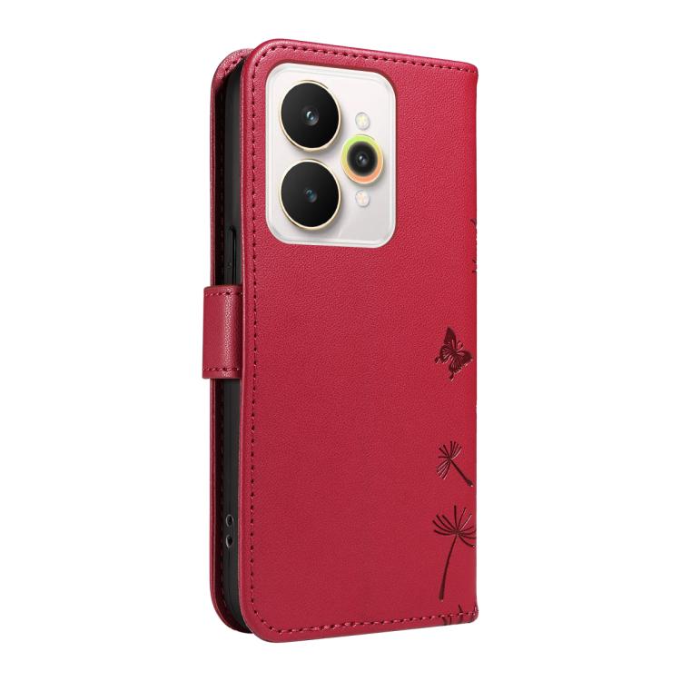For Realme 15 5G Dandelion Embossed Pattern Flip Leather Phone Case