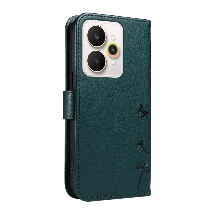 For Realme 15 5G Dandelion Embossed Pattern Flip Leather Phone Case