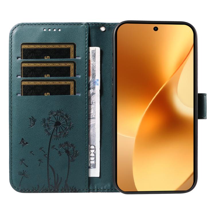 For Realme 15 5G Dandelion Embossed Pattern Flip Leather Phone Case