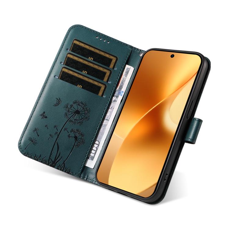 For Realme 15 5G Dandelion Embossed Pattern Flip Leather Phone Case