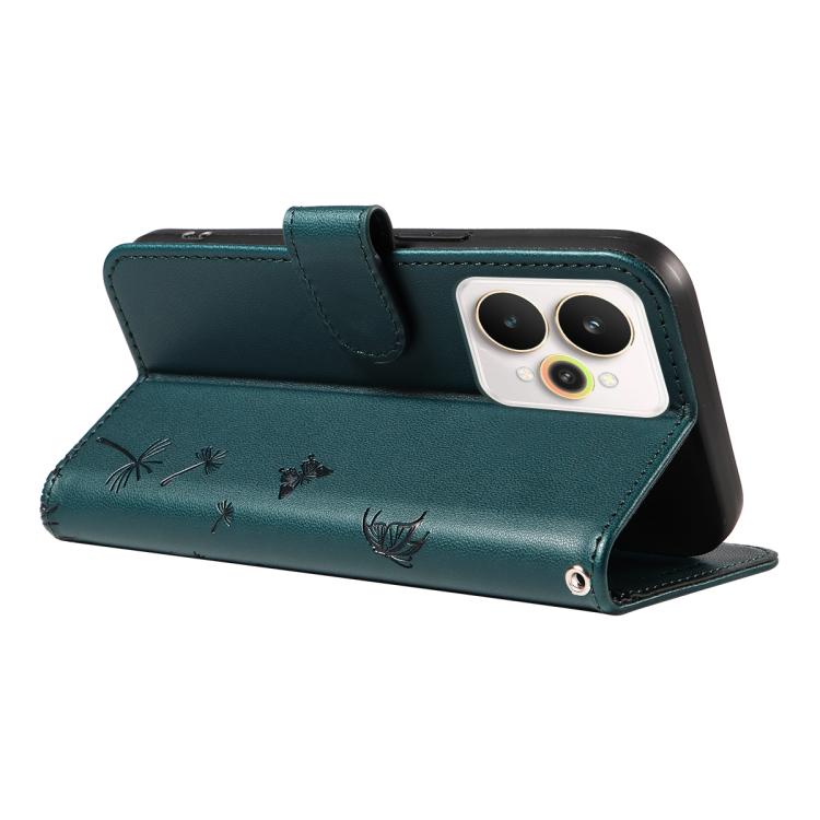 For Realme 15 5G Dandelion Embossed Pattern Flip Leather Phone Case