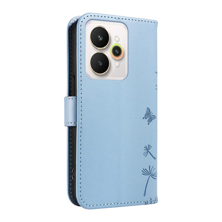 For Realme 15 5G Dandelion Embossed Pattern Flip Leather Phone Case