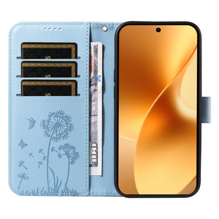 For Realme 15 5G Dandelion Embossed Pattern Flip Leather Phone Case