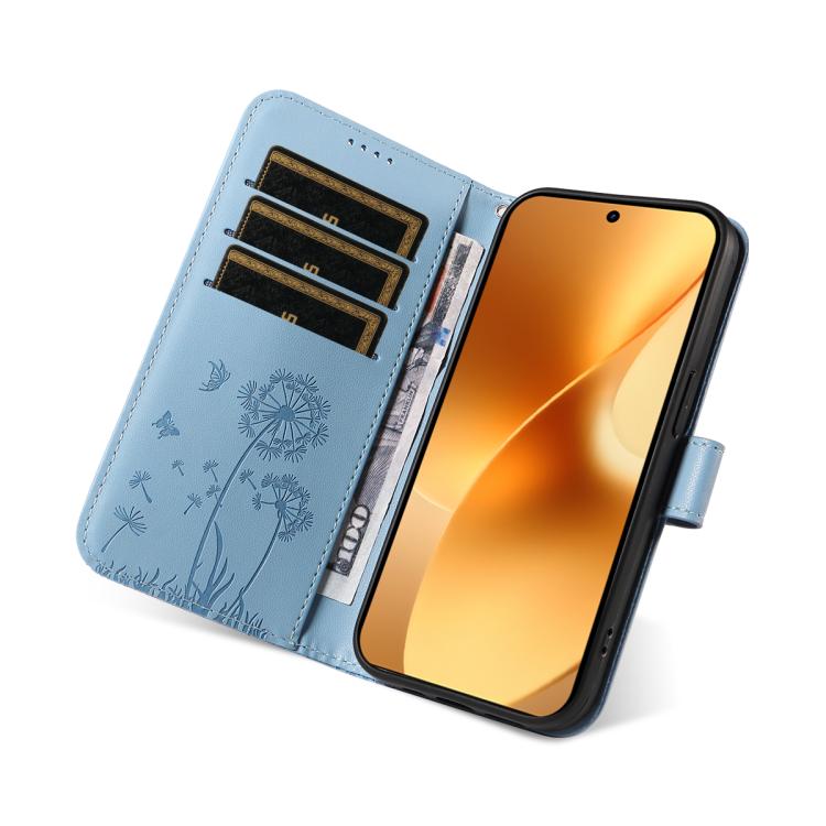 For Realme 15 5G Dandelion Embossed Pattern Flip Leather Phone Case
