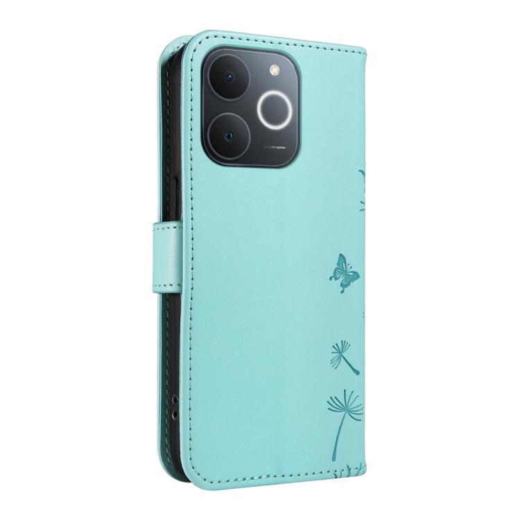 For Realme C71 4G India Dandelion Embossed Pattern Flip Leather Phone Case