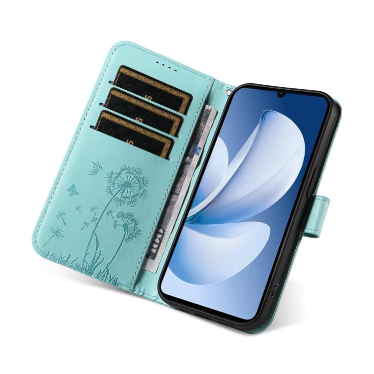 For Realme C71 4G India Dandelion Embossed Pattern Flip Leather Phone Case