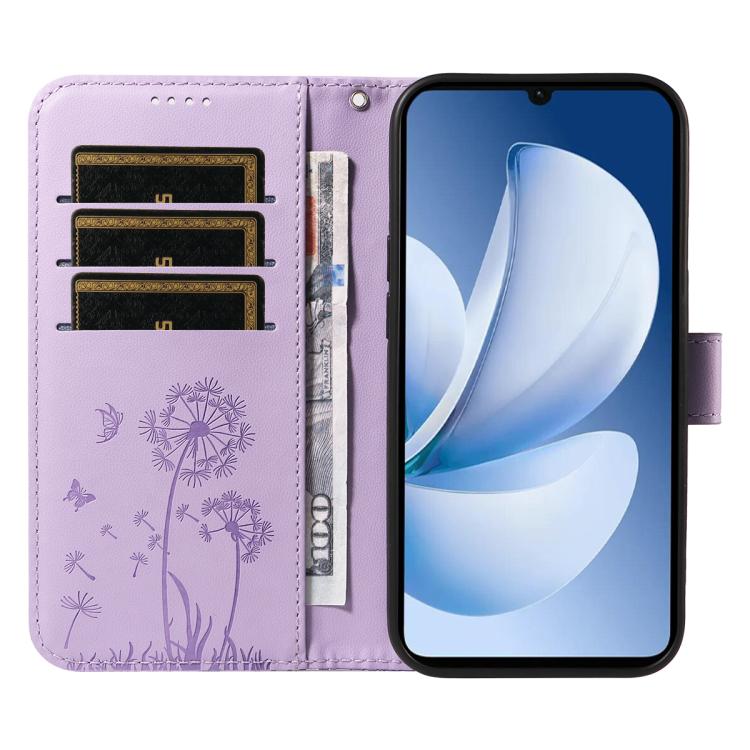 For Realme C71 4G India Dandelion Embossed Pattern Flip Leather Phone Case