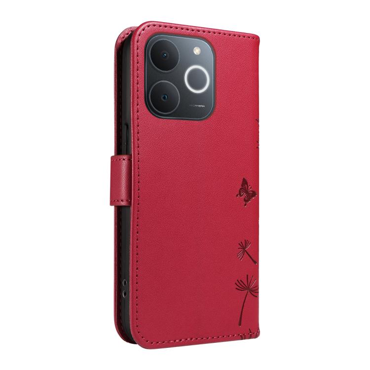For Realme C71 4G India Dandelion Embossed Pattern Flip Leather Phone Case