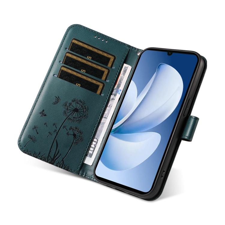 For Realme C71 4G India Dandelion Embossed Pattern Flip Leather Phone Case