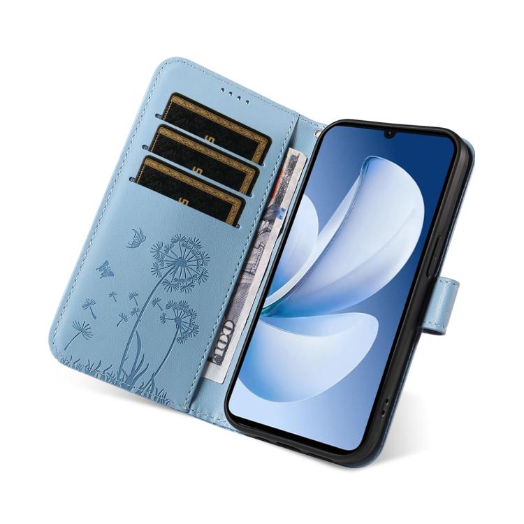 For Realme C71 4G India Dandelion Embossed Pattern Flip Leather Phone Case