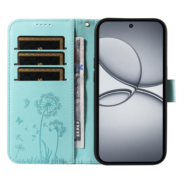 For Realme 15T 5G Dandelion Embossed Pattern Flip Leather Phone Case