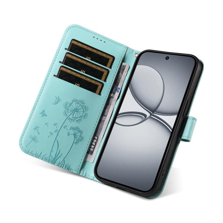 For Realme 15T 5G Dandelion Embossed Pattern Flip Leather Phone Case