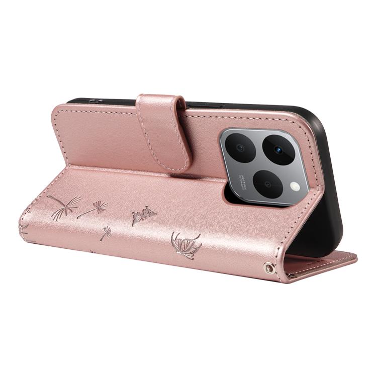 For Realme 15T 5G Dandelion Embossed Pattern Flip Leather Phone Case