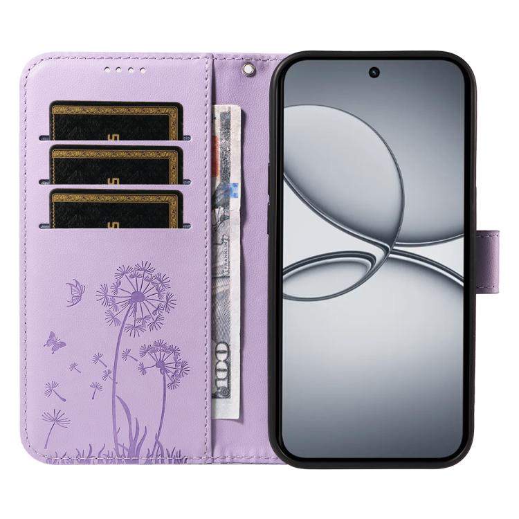 For Realme 15T 5G Dandelion Embossed Pattern Flip Leather Phone Case