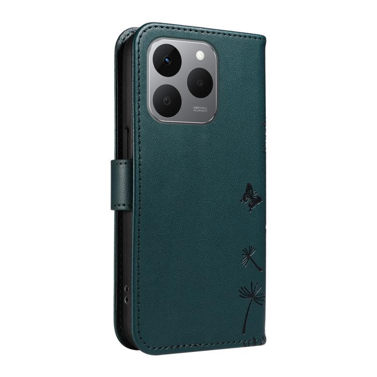 For Realme 15T 5G Dandelion Embossed Pattern Flip Leather Phone Case