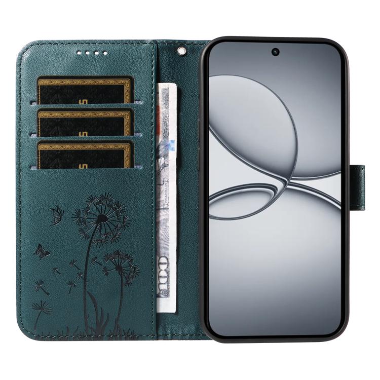 For Realme 15T 5G Dandelion Embossed Pattern Flip Leather Phone Case