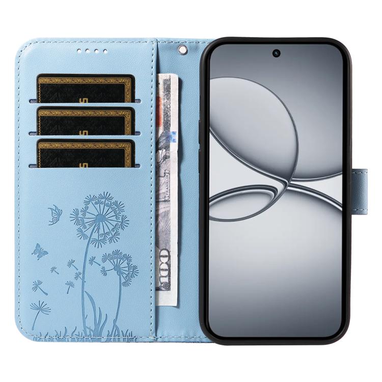 For Realme 15T 5G Dandelion Embossed Pattern Flip Leather Phone Case