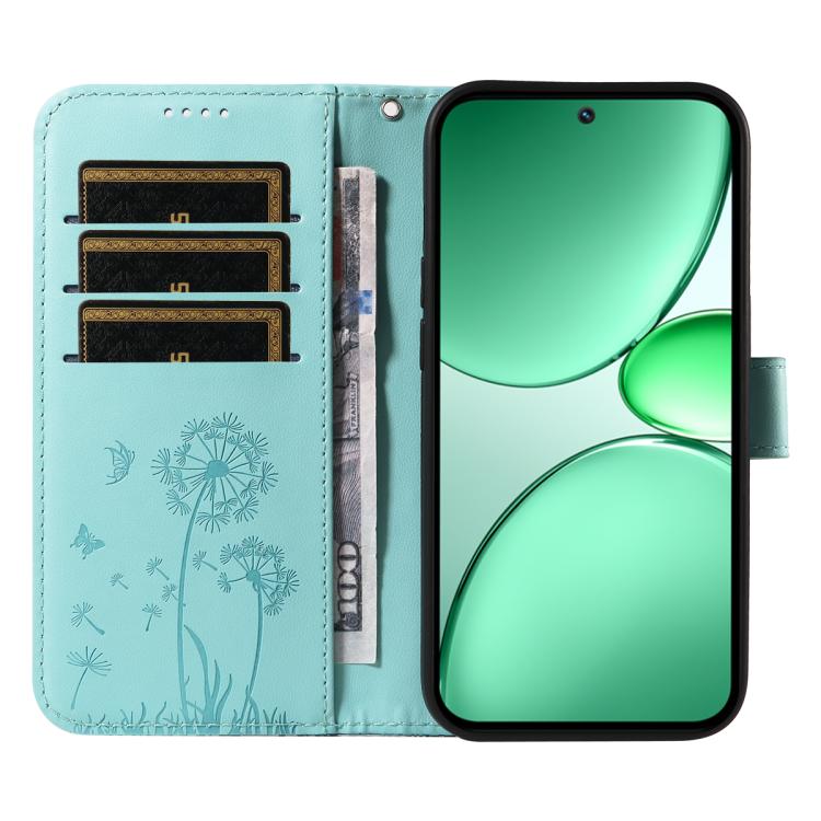For Realme C85 5G / 15X 5G India Dandelion Embossed Pattern Flip Leather Phone Case