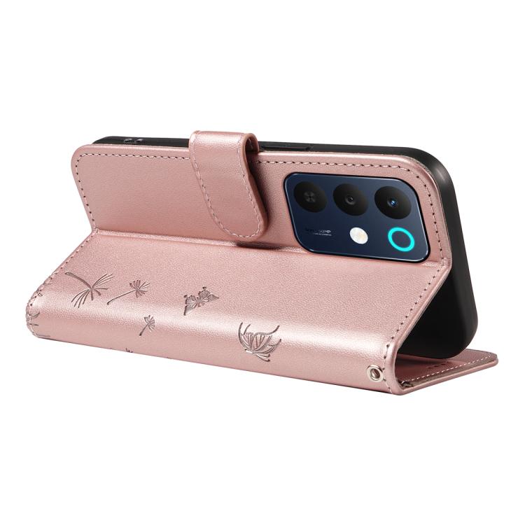For Realme C85 5G / 15X 5G India Dandelion Embossed Pattern Flip Leather Phone Case