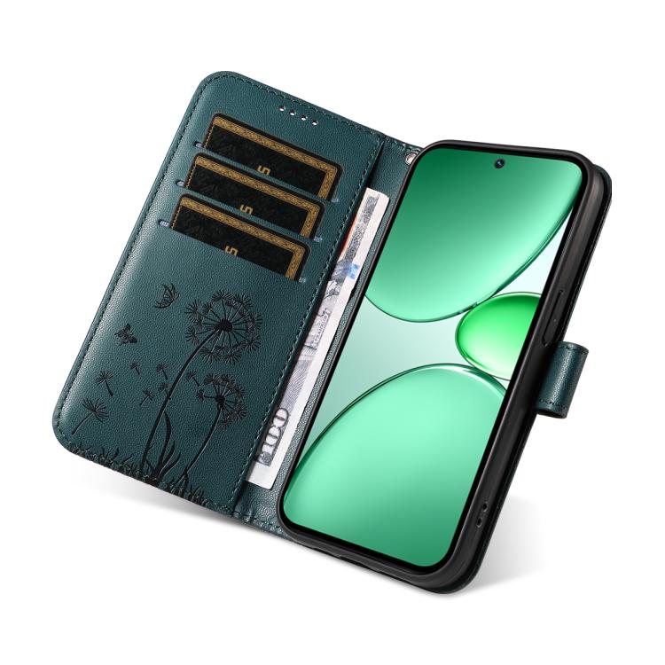 For Realme C85 5G / 15X 5G India Dandelion Embossed Pattern Flip Leather Phone Case